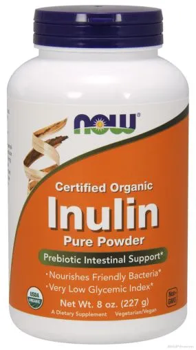 Инулин на прах 227 гр Now Foods | Inulin Powder Pure Fos