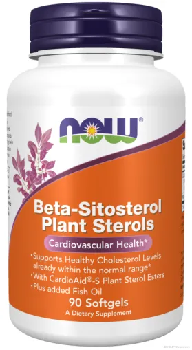 Бета Ситостерол х 90 меки капсули Now Foods | Beta Sitosterol Plant