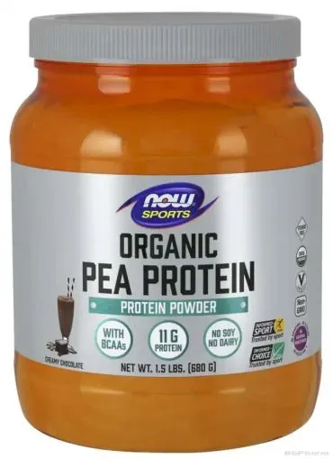 Грахов протеин БИО х 680 гр с вкус на ШОКОЛАД Now Foods | Pea Protein Bio