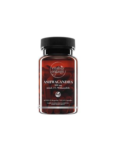 Ашваганда KSM-66 екстракт 500 мг х 60 капсули Vitabay | Ashwagandha Extract