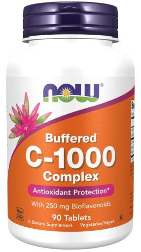 Витамин Ц 1000 Комплекс х 90 таблетки Now Foods | Vitamin C Buffered Complex