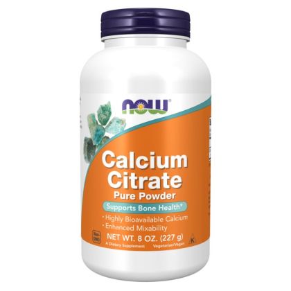 Калций цитрат на прах 227 гр Now Foods | Calcium Citrate