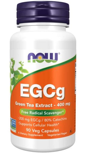 Зелен чай екстракт EGCg 400 мг х 90 капсули Now Foods | Green Tea