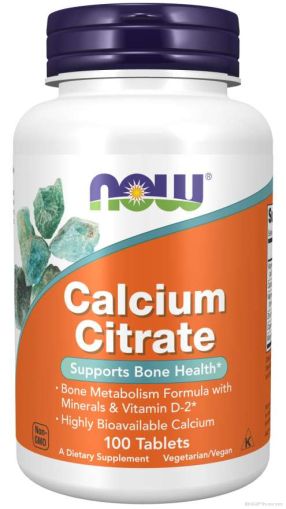 Калций цитрат 300 мг х 100 таблетки Now Foods | Calcium Citrate