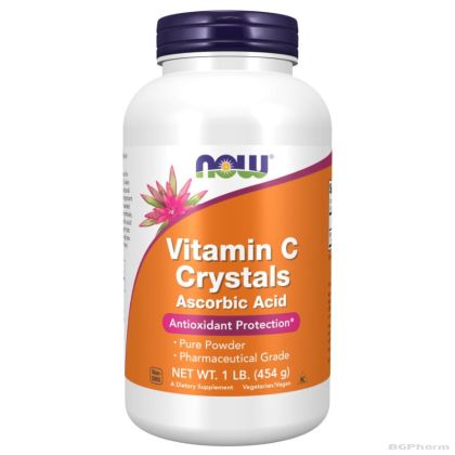 Витамин Ц Кристали на прах 454 гр Now Foods | Vitamin C Crystals Powder