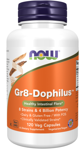 Пробиотик GR Дофилус х 120 капсули Now Foods | Gr 8 Dophilus Probiotic