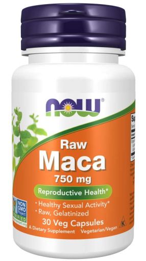 Мака екстракт 750 мг х 30 капсули Now Foods | Maca Concentrate 6:1