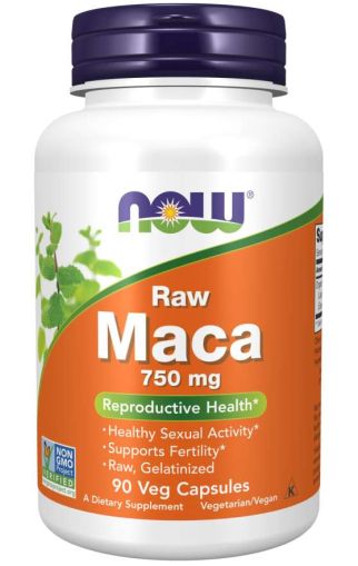 Мака екстракт 750 мг х 90 капсули Now Foods | Maca Concentrate 6:1