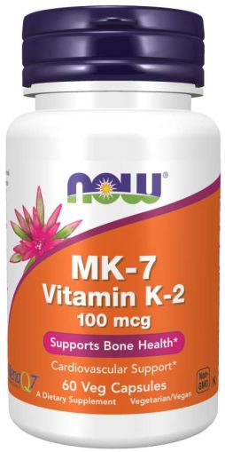 Витамин К2 100 мкг х 60 капсули Now Foods | Vitamin K-2 MK-7