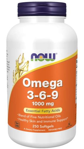 Омега 3-6-9 1000 мг х 250 меки капсули Now Foods | Omega-3-6-9