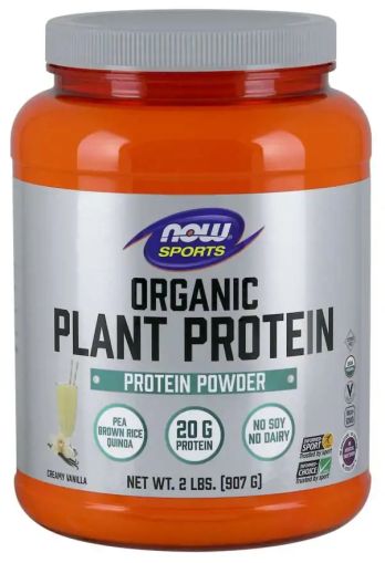 Растителен Протеин БИО х 908 гр Now Foods Sports | Plant Protein