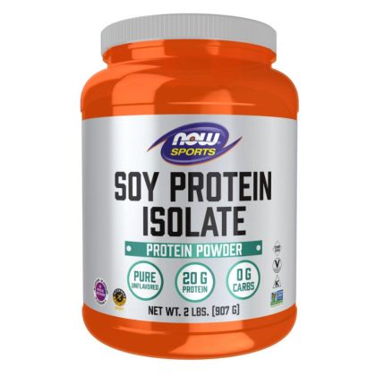 Соев Протеин Изолат неовкусен х 907 гр Now Foods Sports | Soy Protein Isolate