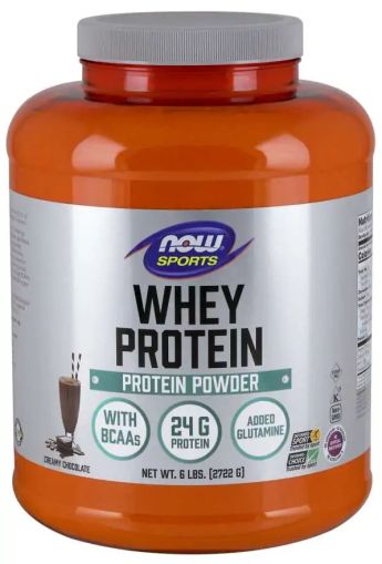 Суроватъчен протеин с вкус на шоколад х 2720 гр Now Foods | Whey Protein