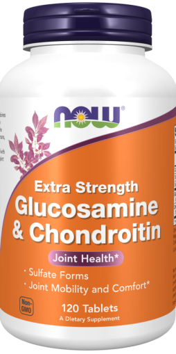 Глюкозамин и Хондроитин 750/600 мг х 120 таблетки Now Foods | Glucosamine & Chondroitin