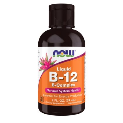 Витамин Б12 Комплекс течен х 59 мл Now Foods | Vitamin B-12 Complex