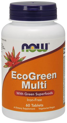 ЕКОГРИЙН МУЛТИ Мултивитамини х 60 таблетки Now Foods | Ecogreen Multi