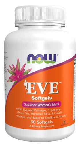 EVE Мултивитамини за жени х 90 меки капсули Now Foods | Eve Multies