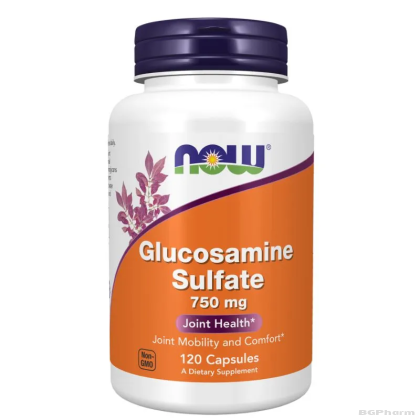 Глюкозамин сулфат 750 мг х 120 капсули Now Foods | Glucosamine Sulfate