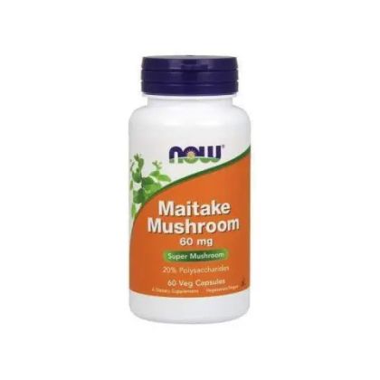 Майтаке екстракт 60 мг х 60 капсули Now Foods | Maitake