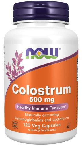 Коластра 500 мг х 120 капсули Now Foods | Colostrum