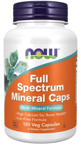 Пълен спректър комплекс от минерали х 120 капсули Now Foods | Full Spectrum Minerals