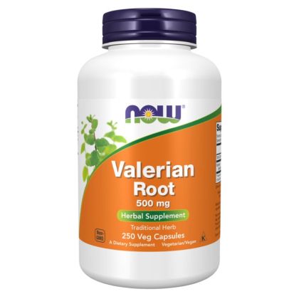 Валериана корен 500 мг х 250 капсули Now Foods | Valerian Root