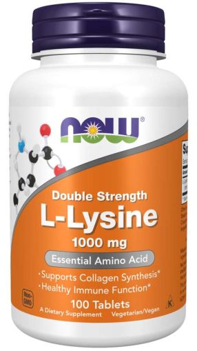 Л-Лизин 1000 мг х 100 таблетки Now Foods | L-Lysine