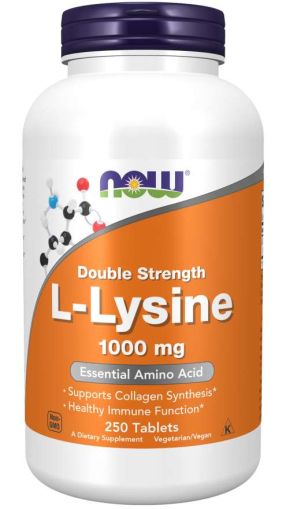 Л-Лизин 1000 мг х 250 таблетки Now Foods | L-Lysine