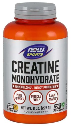 Креатин монохидрат на прах 227 гр Now Foods Sports | Creatine Monohydrate