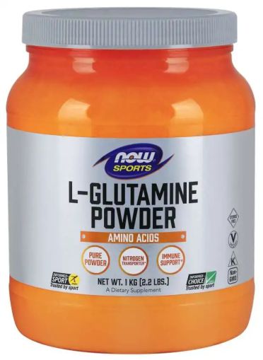 Л-Глутамин на прах 1000 гр Now Foods | L-Glutamine