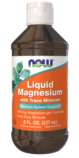 Течен Магнезий + минерали х 237 мл Now Foods | Liquid Magnesium