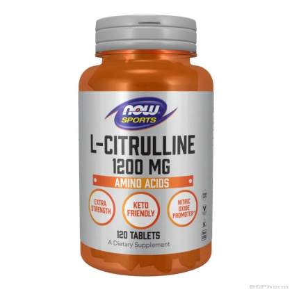 Л-Цитрулин 1200 мг х 120 таблетки Now Foods Sports | L-Citrulline