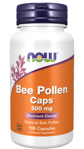 Пчелен прашец 500 мг х 100 капсули Now Foods | Bee Pollen