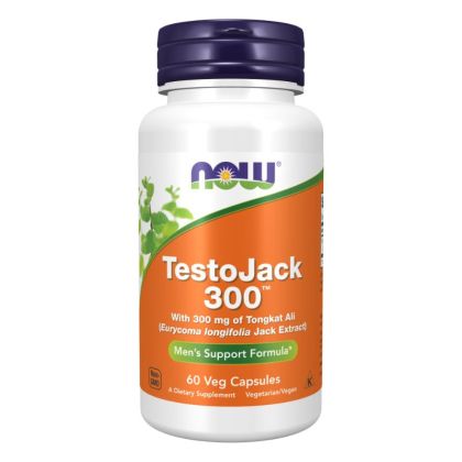 ТЕСТО ДЖАК 300 За покачване на тестостерона х 60 капсули Now Foods | Testo Jack