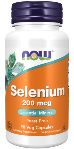 Селен 200 мкг х 90 капсули Now Foods | Selenium