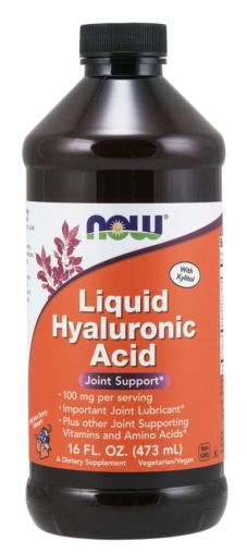 Течна Хиалуронова Киселина ПЛЮС х 473 мл Now Foods | Hyaluronic Acid