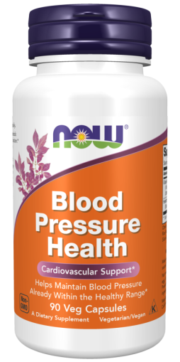 BLOOD PRESSURE HEALTH Формула за кръвно налягане х 90 капсули Now Foods