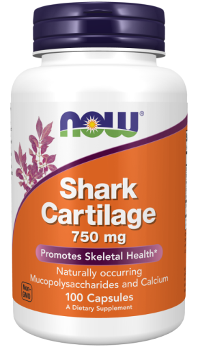 Хрущял от акула 750 мг х 100 капсули Now Foods | Shark Cartilage