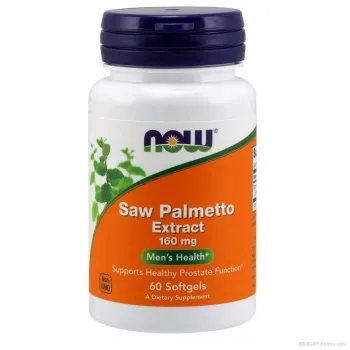 Сау Палмето екстракт 160 мг х 60 меки капсули Now Foods | Saw Palmetto