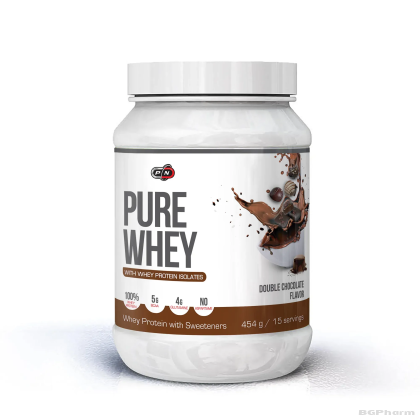 Суроватъчен протеин на прах РАЗЛИЧНИ ВКУСОВЕ 450 гр Pure Nutrition | Pure Whey