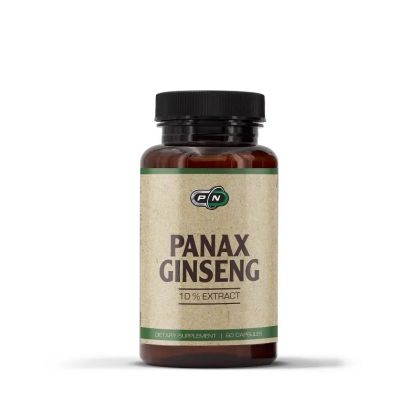 Женшен азиатски 500 мг х 60 капсули Pure Nutrition |  Panax Ginseng