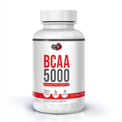 БЦАА Верижно разклонени аминокиселини 5000 х 75 таблетки Pure Nutrition | BCAA Blast