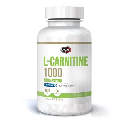 Л-Карнитин 1000 мг х 60 капсули Pure Nutrition | L-Carnitine