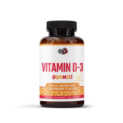 Витамин Д3 1000 IU х 60 желирани таблетки Pure Nutrition | Vitamin D3 Gummies