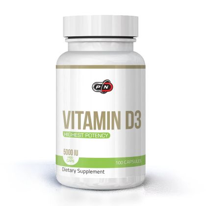 Витамин Д3 5000 IU х 100 капсули Pure Nutrition | Vitamin D3