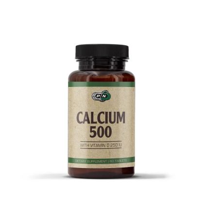 Калций 500 мг + Витамин Д3 250 IU х 60 таблетки Pure Nutrition | Calcium