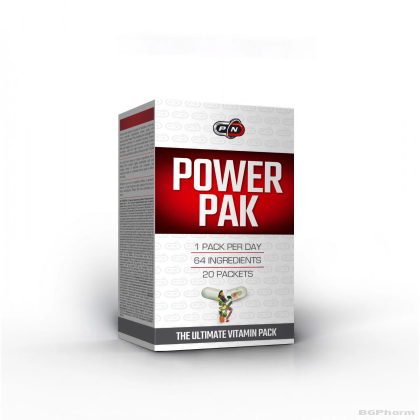 ПАУЪР ПАК Мултивитамини х 20 пакета Pure Nutrition | Power Pak