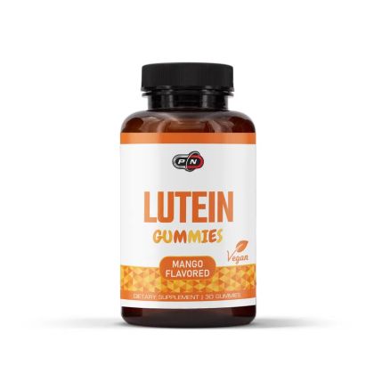 Лутеин 10 мг + зеаксантин х 30 желирани таблетки МАНГО Pure Nutrition | Lutein