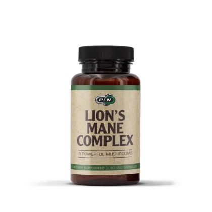 Лъвска Грива Комплекс от лечебни гъби х 60 капсули Pure Nutrition | Lion's Mane Complex