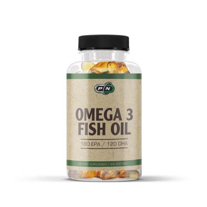 Омега 3 Рибено масло 180 EPA/120 DHA х 100 меки капсули Pure Nutrition | Omega 3